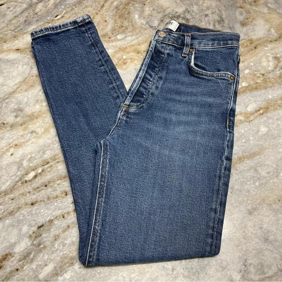 AGOLDE | Nico High Rise Slim Fit Jeans in Ovations size 26 Evereve - Picture 2 of 13